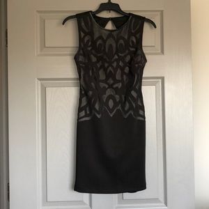 Black formal body-con dress